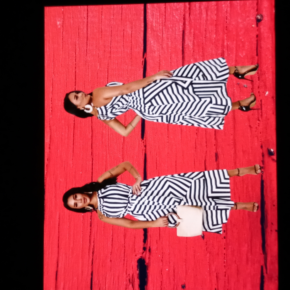 Striped This Way Maxi Dress